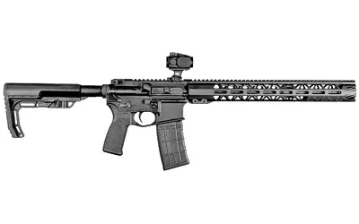 ZRO Delta 223WYRR0003 Range Ready 223 Wylde 30+1 16″ Barrel, Black Metal Finish, Black 6 Position Stock, Black Polymer Grip, Includes US Optics TS-R 1x Red Dot